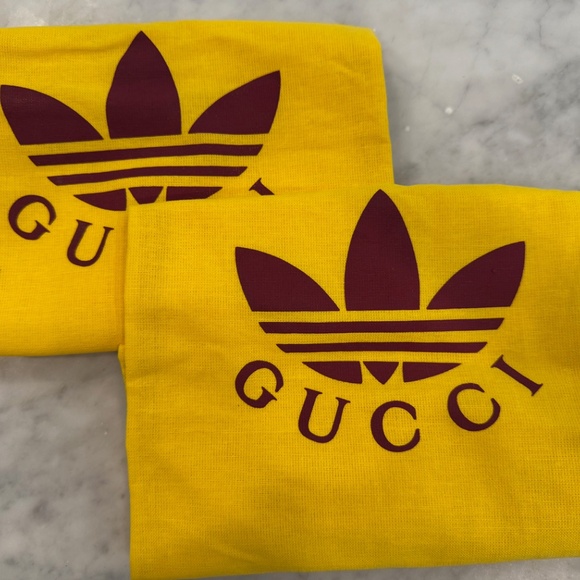 Adidas x Gucci Gazelle Red Sneakers US Size 5.5 - Picture 6 of 8